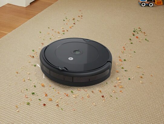Roomba cleaning carpet